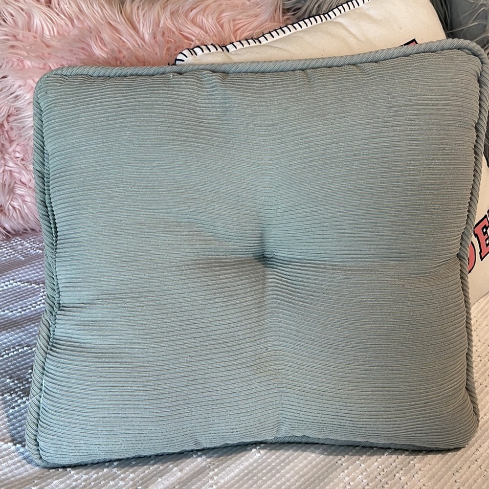 Gray Pillow Throw Comfy Solid Rectangular